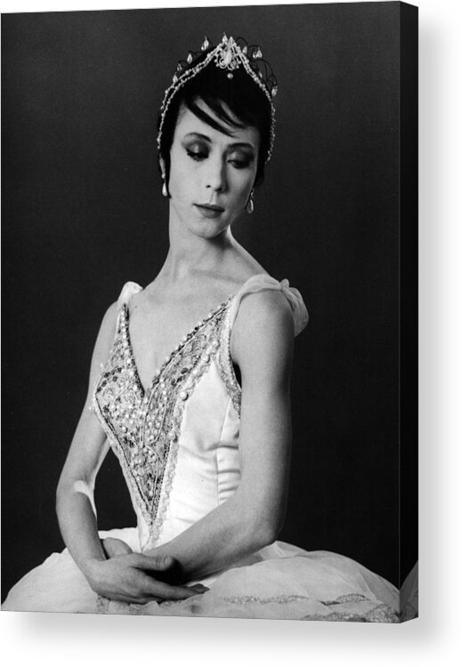 Ballet Acrylic Print featuring the photograph Beautiful Dancer by Retro Images Archive