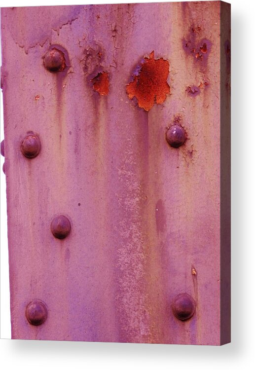 Rust Photographs Acrylic Print featuring the photograph Big Pink 2 by Charles Lucas