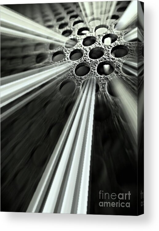 Metal Acrylic Print featuring the photograph Breaking out by Clare Bevan