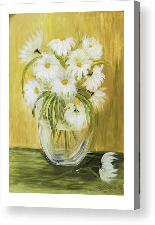 Nancy Edwards Acrylic Print featuring the painting Bright and Sunny by Nancy Edwards