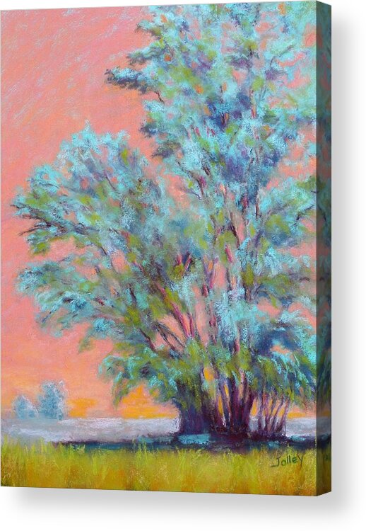 Tree Acrylic Print featuring the painting California Gum by Nancy Jolley