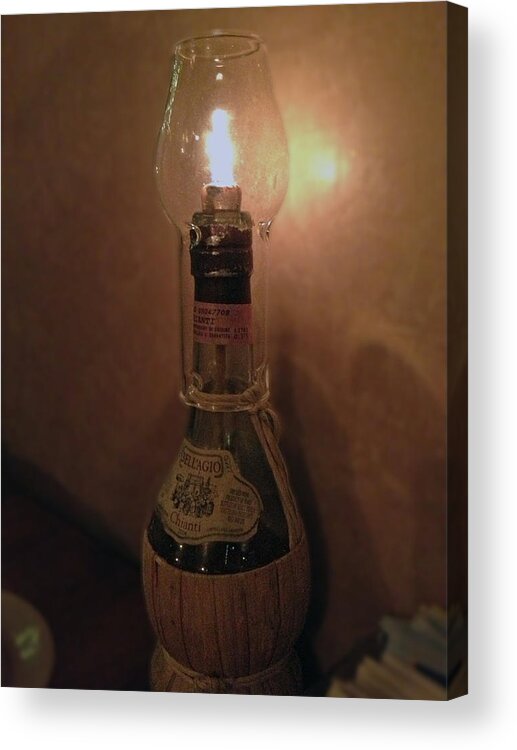 Candle Acrylic Print featuring the photograph Candlelight by Jackson Pearson