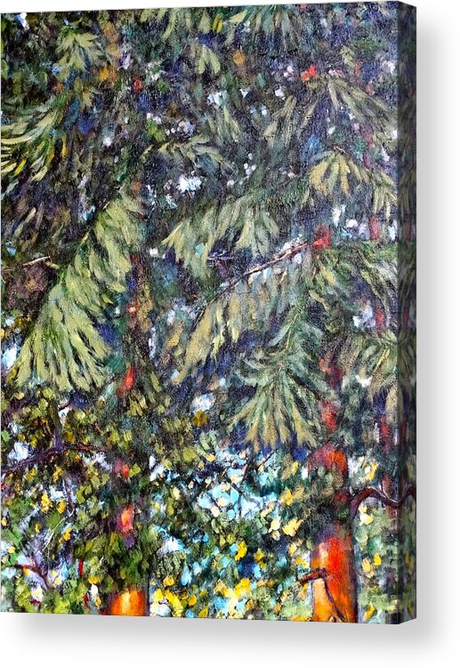 Forest Acrylic Print featuring the painting Canopy by Charles Munn
