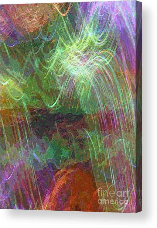 Celeritas Acrylic Print featuring the mixed media Celeritas 32 by Leigh Eldred