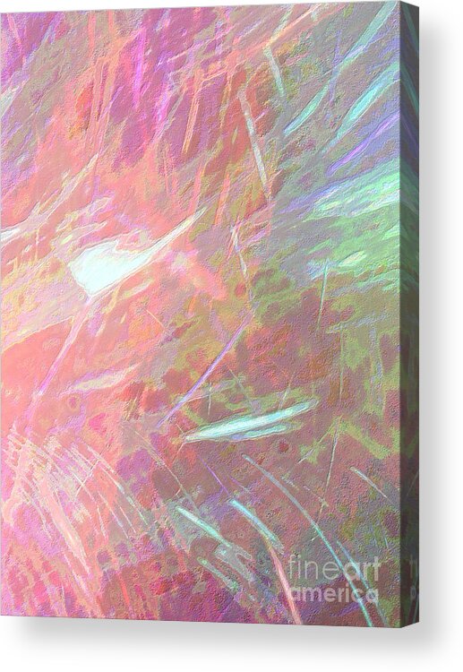 Celeritas Acrylic Print featuring the mixed media Celeritas 68 by Leigh Eldred