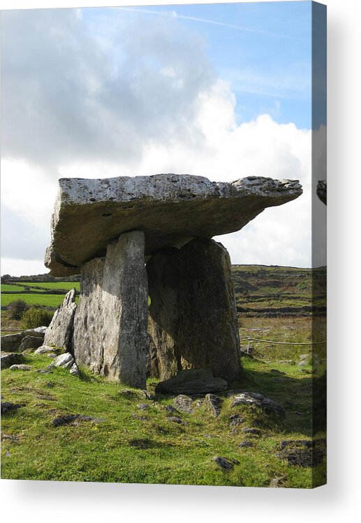 Dolmen Acrylic Print featuring the photograph Celtic Portal by Barbara Von Pagel