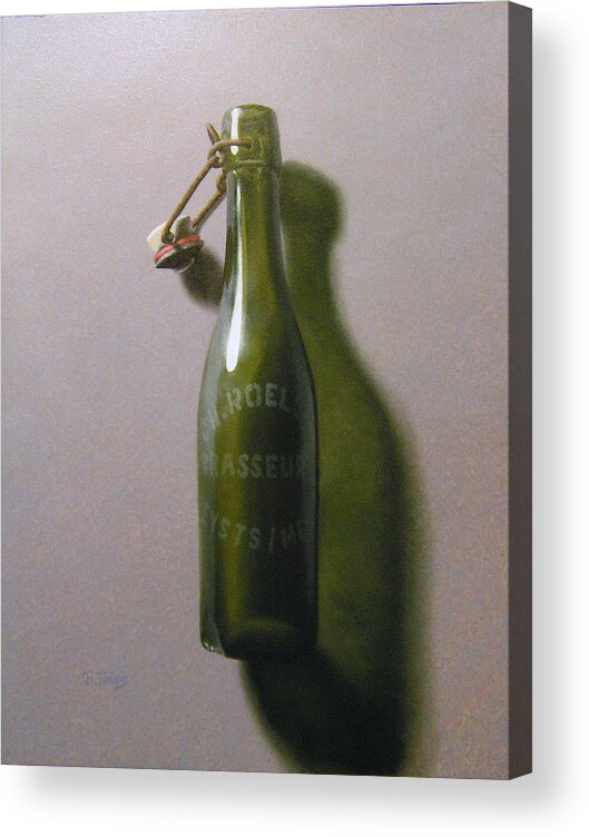 Beer Acrylic Print featuring the painting Ch. Roels by Timothy Jones