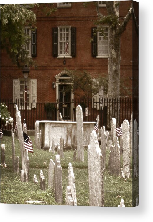Colonial Acrylic Print featuring the photograph Colonial by Dark Whimsy