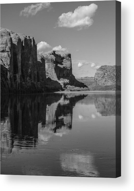 Canyons Acrylic Print featuring the photograph Portal Reflection by Deborah Hughes