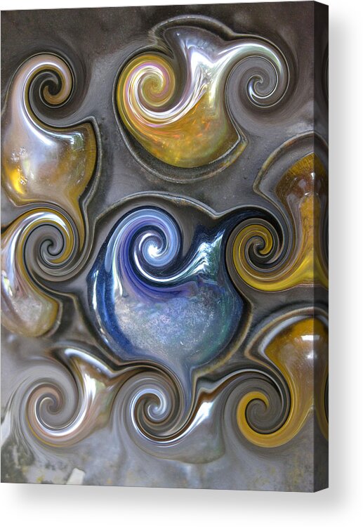 Curls Acrylic Print featuring the photograph Curlicue II by Carolyn Jacob