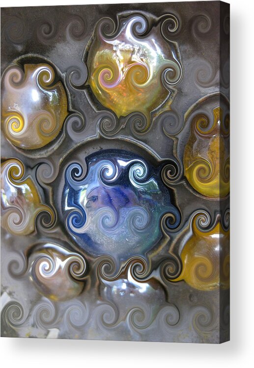 Curl Acrylic Print featuring the photograph Curlicue III by Carolyn Jacob