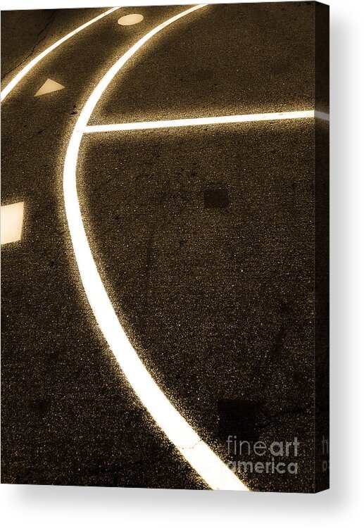 Abstract Acrylic Print featuring the photograph Curve 3 by Fei A