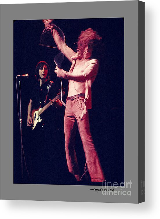 The Who Acrylic Print featuring the photograph Daltery / Entwistle by Jonathan Fine