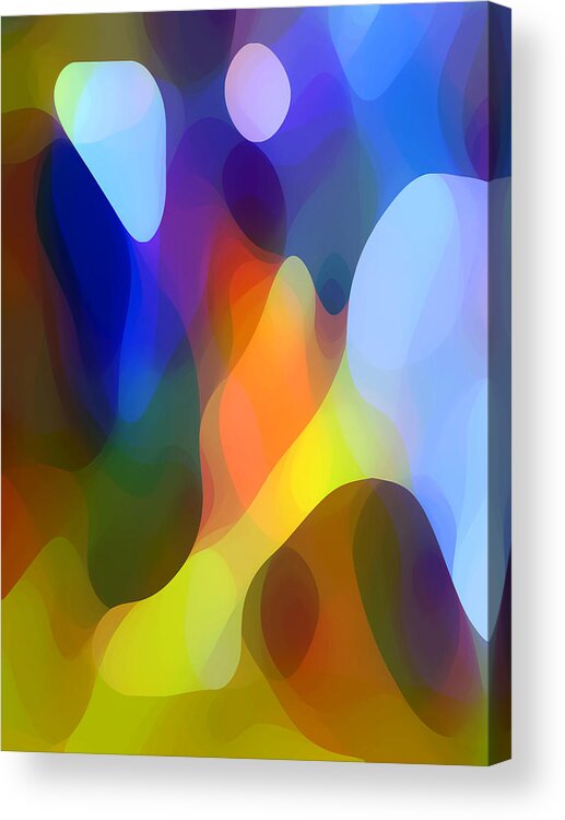 Abstract Art Acrylic Print featuring the painting Dappled Light by Amy Vangsgard