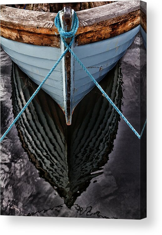 Bay Acrylic Print featuring the photograph Dark waters by Stelios Kleanthous