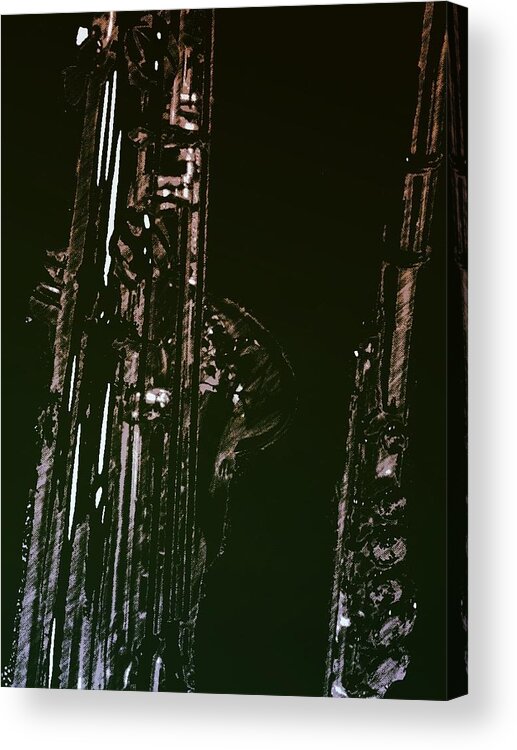 Sax Acrylic Print featuring the photograph Duet by Photographic Arts And Design Studio