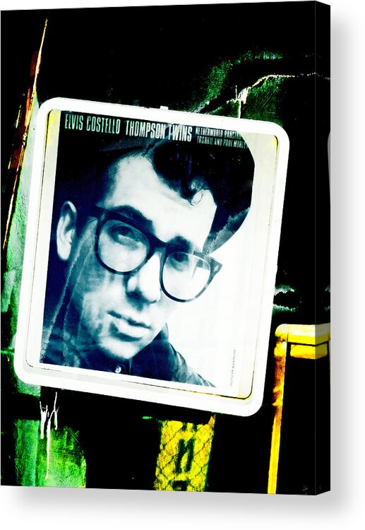 Elvis Costello Acrylic Print featuring the photograph Elvis Costello by Steve Taylor