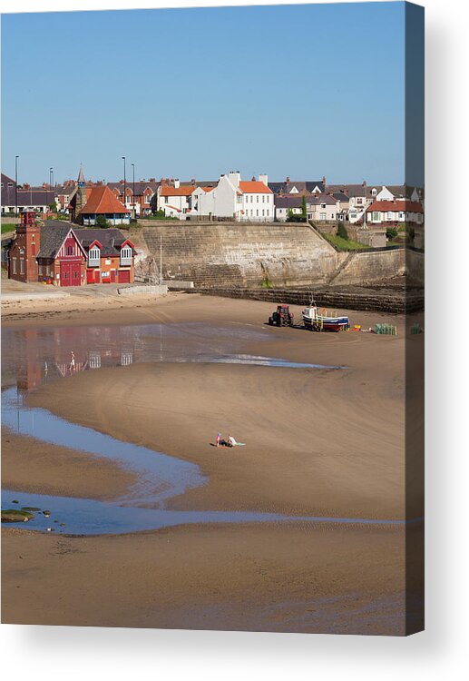 England Acrylic Print featuring the photograph England, Tyne And Wear, Cullercoats by Jason Friend Photography Ltd