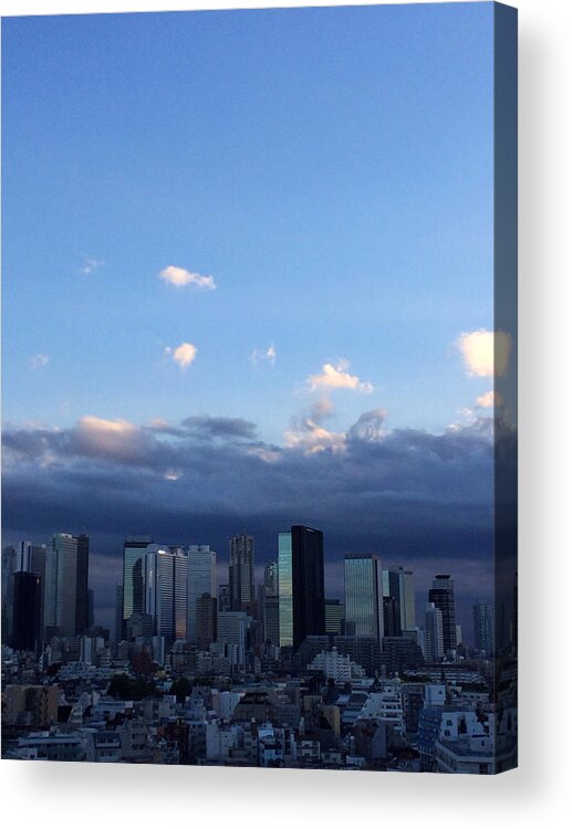 Outdoors Acrylic Print featuring the photograph Evening by Miwa