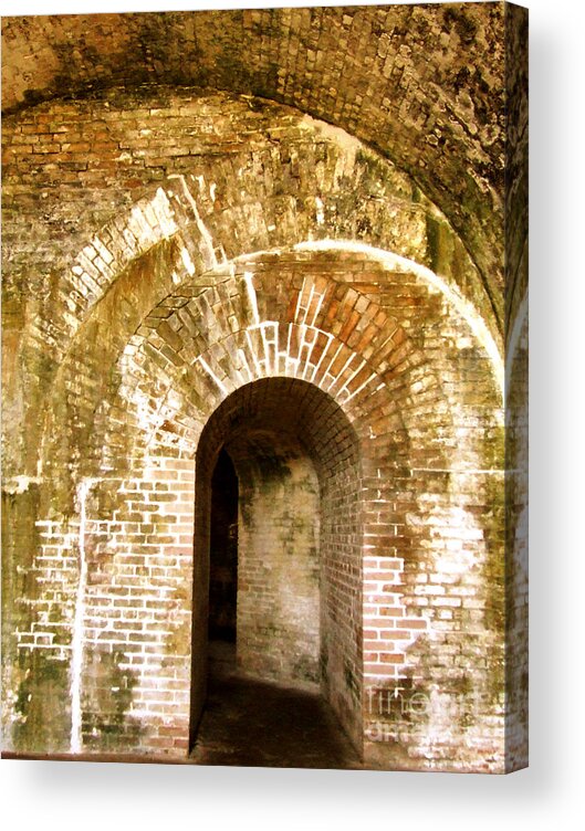 Tunnel Acrylic Print featuring the photograph Exit by Andrea Anderegg