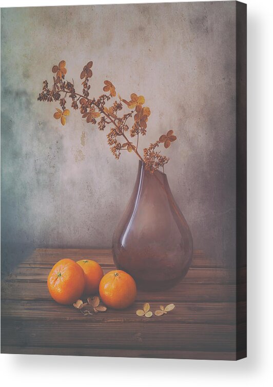 Mandarin Acrylic Print featuring the photograph Fall by Sophie Pan