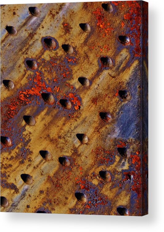Rust Photographs Acrylic Print featuring the photograph Fire and Ice by Charles Lucas