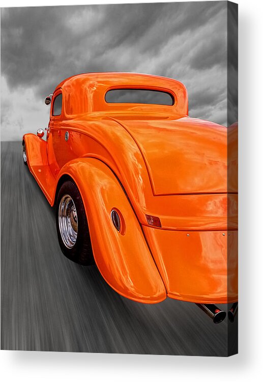 Hotrod Acrylic Print featuring the photograph Ford Coupe Hot Rod 1934 by Gill Billington