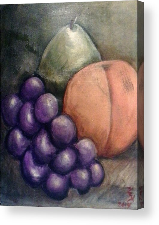Fruit Acrylic Print featuring the painting Fruit of Spirit by Loretta Nash