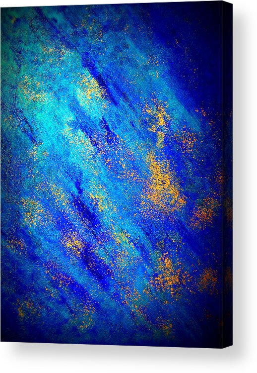Abstract Acrylic Print featuring the painting Galaxy II by Jay Strong