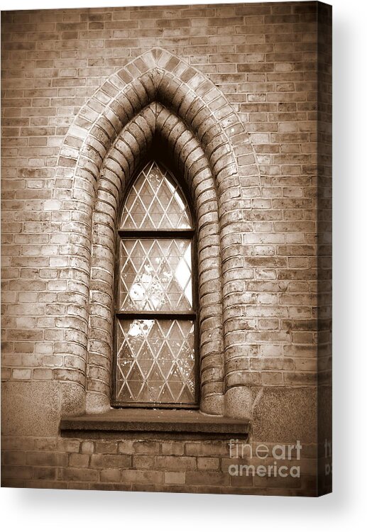 Window Acrylic Print featuring the photograph Gothic Window by Carol Groenen