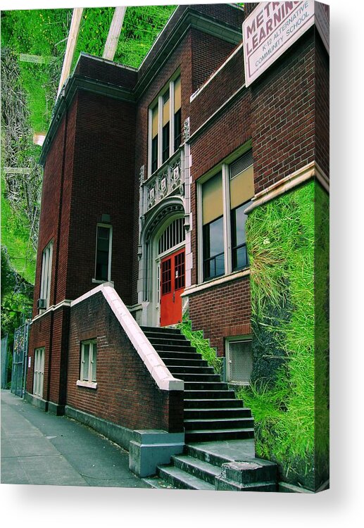 School Acrylic Print featuring the photograph Grassroots Education by Laureen Murtha Menzl