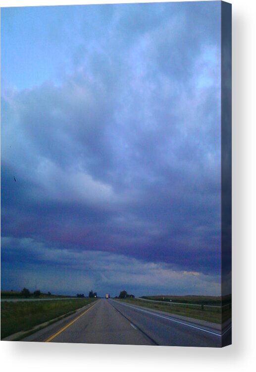 Highway Acrylic Print featuring the photograph Highway Beauty by Kelly M Turner