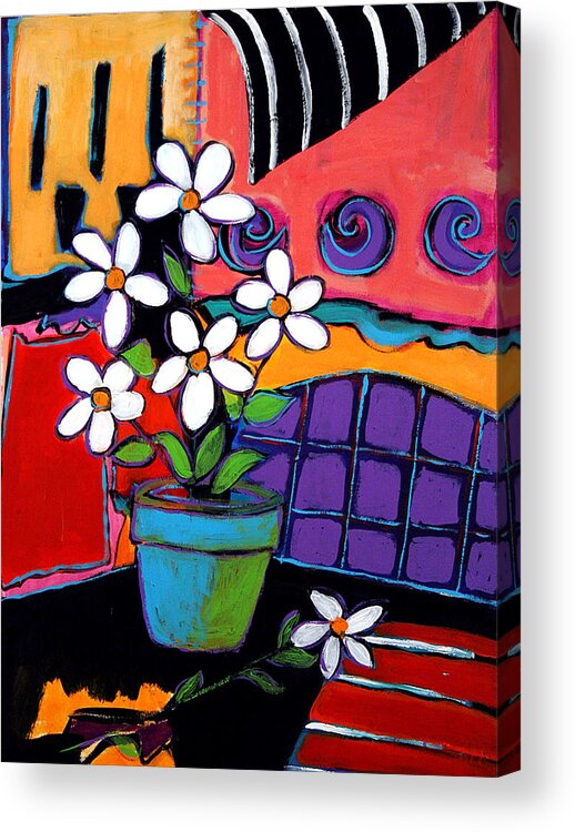 Still Life Acrylic Print featuring the painting Hope Springs Eternal by Linda Holt