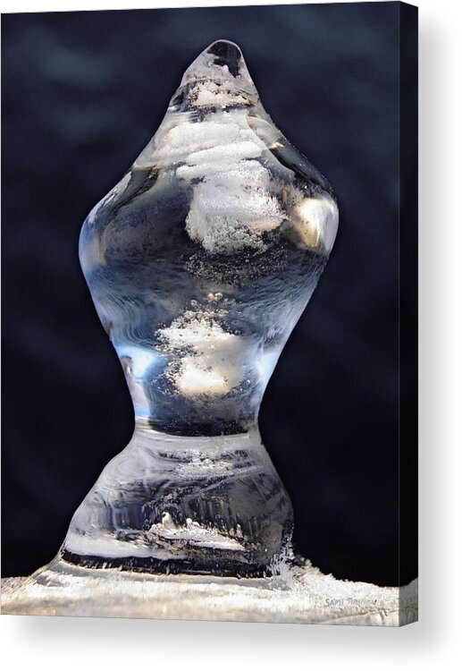 Ice Acrylic Print featuring the photograph Ice and Water by Sami Tiainen
