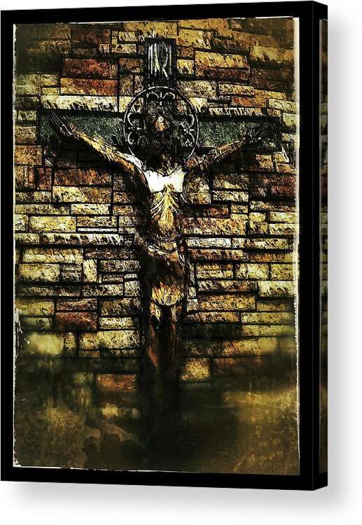 Church Acrylic Print featuring the photograph Jesus Coming Into View by Al Harden