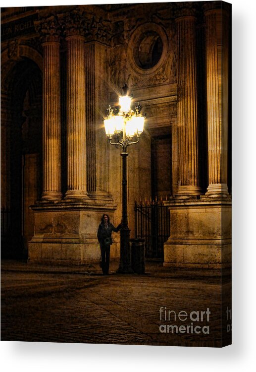 Europe Acrylic Print featuring the photograph Lamp Light by Crystal Nederman