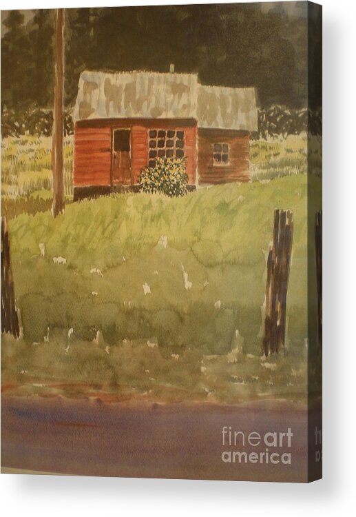 Western Art Acrylic Print featuring the painting Let's Move In by Suzanne McKay