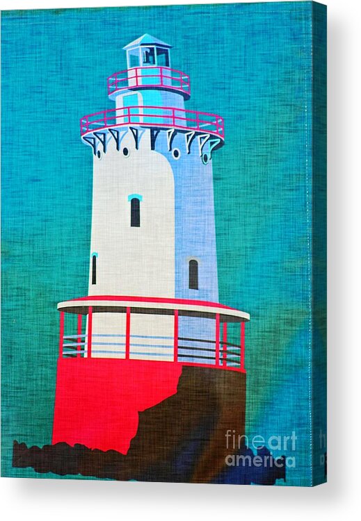 Lighthouse Acrylic Print featuring the photograph Light My Way Home by Judy Palkimas