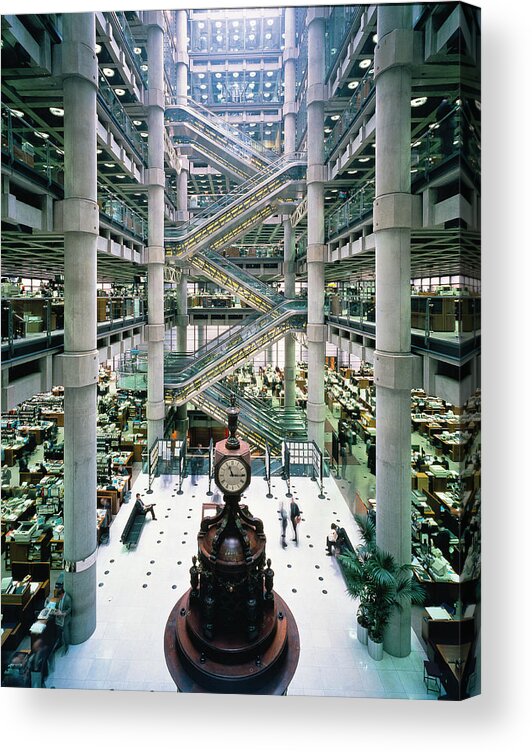 Building Acrylic Print featuring the photograph Lloyd's Building by Alex Bartel/science Photo Library