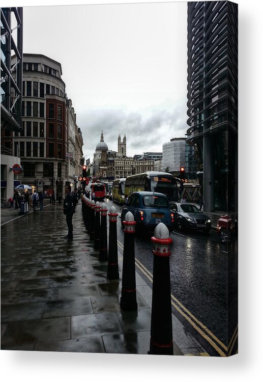 London Acrylic Print featuring the photograph London Cannon Street by Nicky Jameson