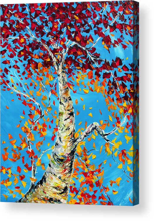 Tree Acrylic Print featuring the painting Love That Reaches 2 by Meaghan Troup