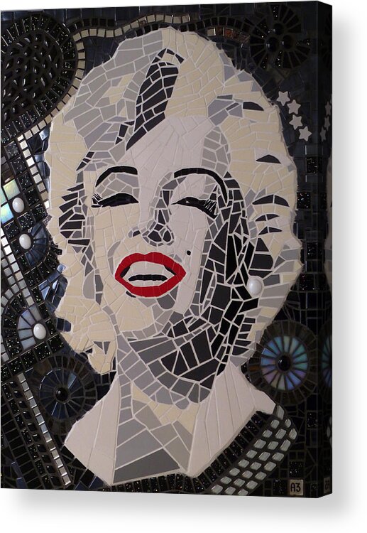 Marilyn Monroe Acrylic Print featuring the photograph Marilyn by Adriana Zoon