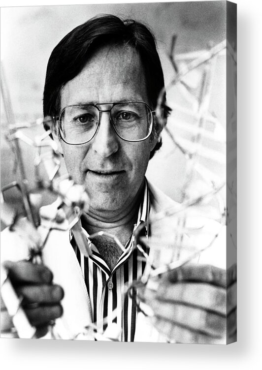 Portrait Acrylic Print featuring the photograph Mark Ptashne by National Cancer Institute