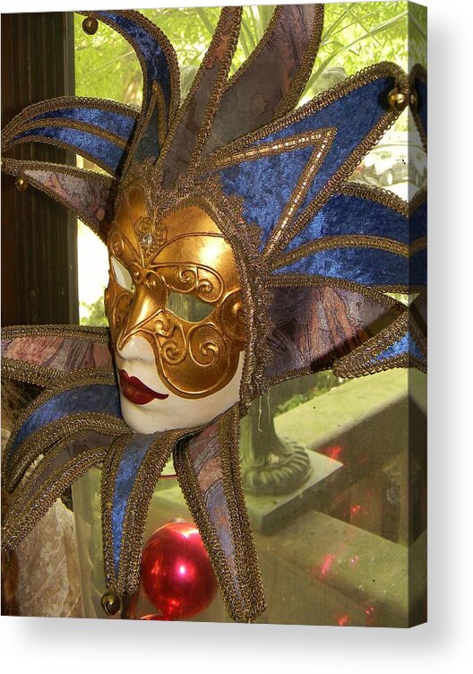 Masquerade Acrylic Print featuring the photograph Masquerade by Jean Goodwin Brooks
