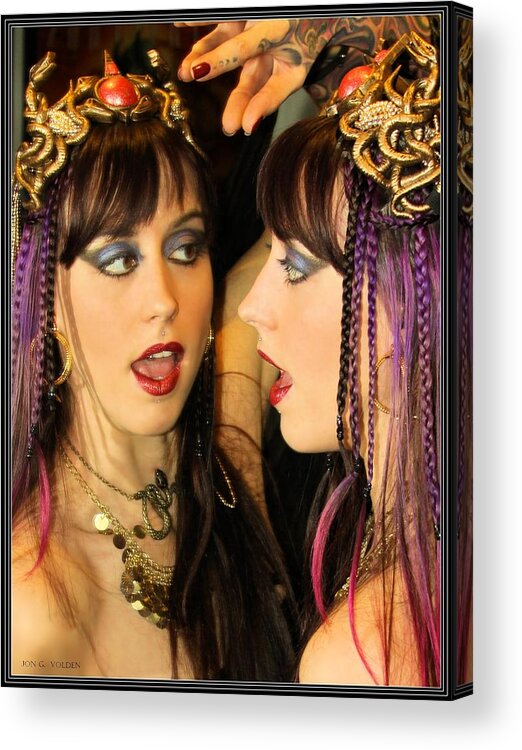 Fantasy Acrylic Print featuring the photograph Mirror Mirror by Jon Volden