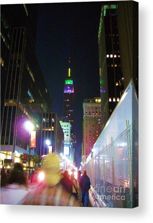City Acrylic Print featuring the photograph New York - New York by Susan Carella