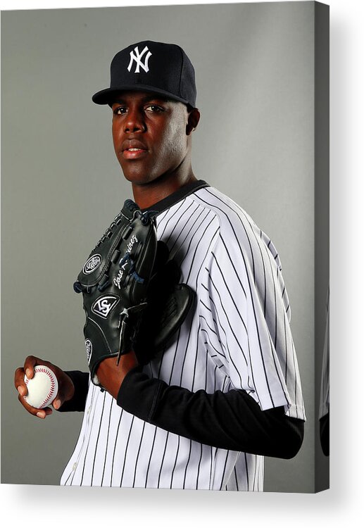 Media Day Acrylic Print featuring the photograph New York Yankees Photo Day by Elsa