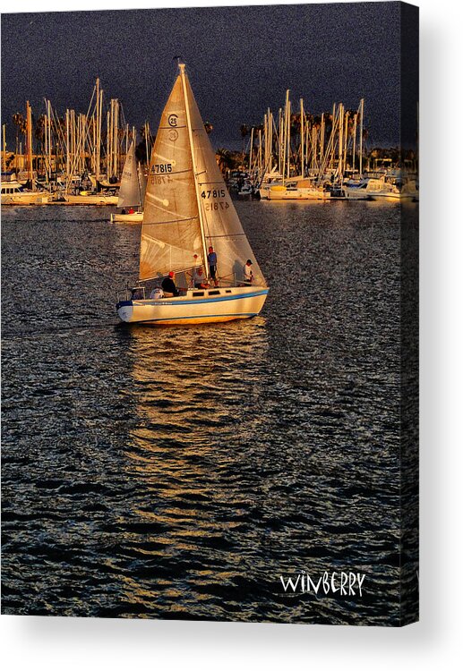 Winberry Acrylic Print featuring the digital art Page52 by Bob Winberry