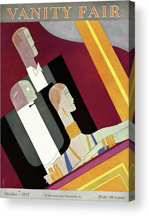 Illustration Acrylic Print featuring the photograph People In Formal Attire In A Theater Box by Eduardo Garcia Benito