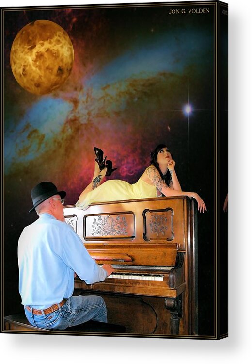 Fantasy Acrylic Print featuring the photograph Play It Again Sam by Jon Volden